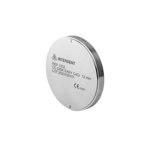钴铬合金牙科材料 - CC Disk EASY  - Interdent - 牙齿修复 / CAD/CAM / 铣削