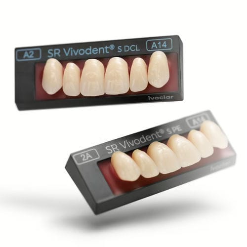 亚克力假牙 - SR Vivodent S PE - Ivoclar Vivadent/义获嘉伟瓦登特 - 预制 / 解剖学
