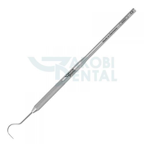 诊断牙探针 - EXS23 - Jakobi Dental GmbH - 单头 / 不锈钢 / 标准手柄式