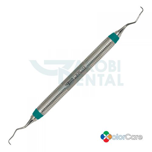 通用刮匙 - SL3/47 - Jakobi Dental GmbH - Langer 式 / 不锈钢 / ColorCare手柄
