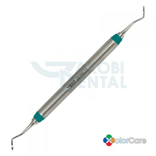 勺牙挖器 - EXC63/647 - Jakobi Dental GmbH - ColorCare手柄 / 不锈钢