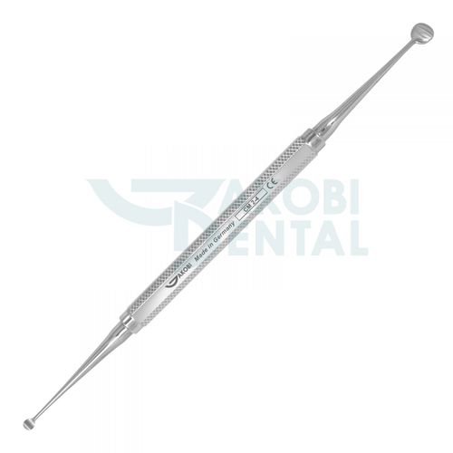 牙周刮匙 - CM2/4 - Jakobi Dental GmbH - Miller 式 / 直线型 / 不锈钢
