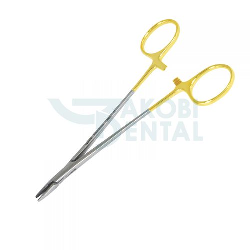 牙科手术持针器 - NH5038 - Jakobi Dental GmbH - Crile-Wood / 碳化钨 / 不锈钢