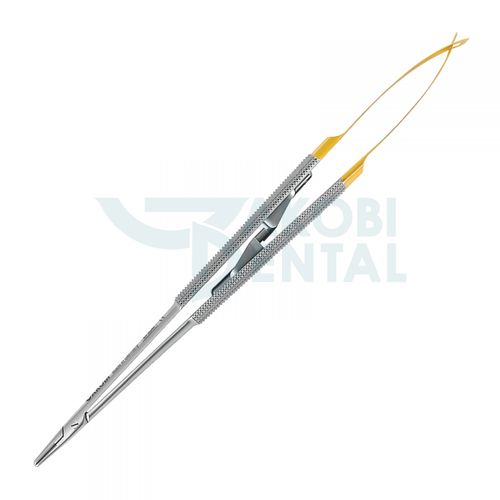 牙科手术持针器 - NH5024R - Jakobi Dental GmbH - Castroviejo式 / 碳化钨 / 不锈钢
