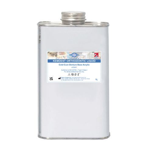 丙烯塑料牙科材料 - ACR957 - KEMDENT ASSOCIATED DENTAL PRODUCTS LTD   - 正畸 / 牙科实验室 / 液体