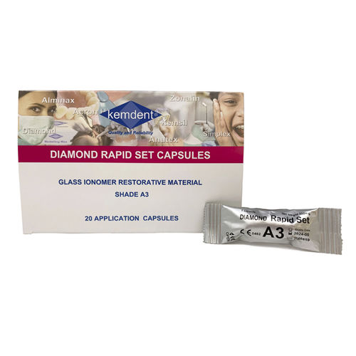 玻璃离聚物牙科材料 - Diamond  - KEMDENT ASSOCIATED DENTAL PRODUCTS LTD   - 用于根管充填