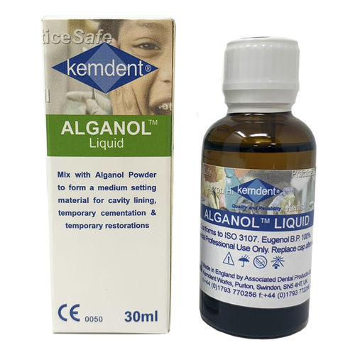 牙桥牙齿胶粘剂 - Alganol - KEMDENT ASSOCIATED DENTAL PRODUCTS LTD   - 用于牙冠 / 用于牙嵌 / 用于牙齿填补物