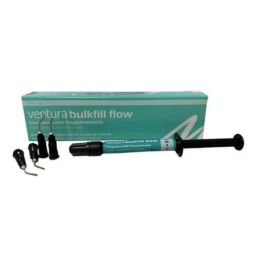 合成流体牙科材料 - ventura bulkfill flow - MADESPA S.A.   - 混合复合材料 / 牙齿修复 / 用于根管充填