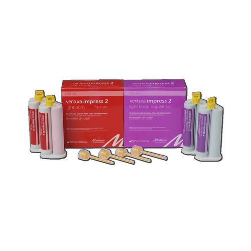 硅胶牙科材料 - ventura impress 2 light - MADESPA S.A.   - 用于印模托盘 / 用于牙嵌 / 用于牙齿填补物