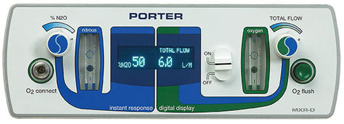 数字流量计 - MXR-D - Porter Instrument - 氧气 / 笑气 / 用于医院
