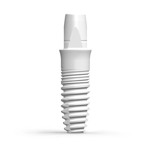 圆柱形牙齿植入物 - BoneTrust® balance - Medical Instinct Deutschland - 氧化锆 / 外部 / 一件式