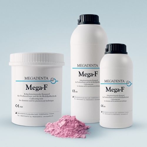 树脂材质牙科材料 - MEGA-F - MEGADENTA Dentalprodukte GmbH   - 义齿 / 流动式 / 用于假牙制造