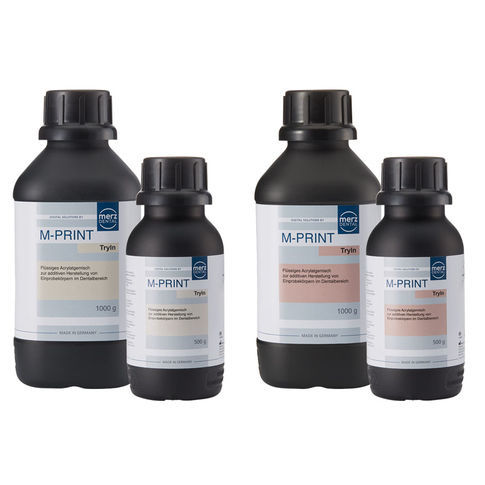 树脂材质牙科材料 - M-PRINT TryIn - Merz Dental GmbH   - 牙齿修复 / 用于3D打印 / 单色