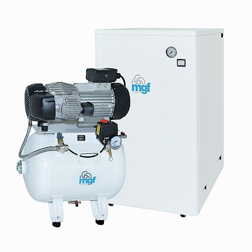 医用压缩机 - CS 30/15 PRIME S - MGF Compressors - 牙科 / 3 台式 / 无油