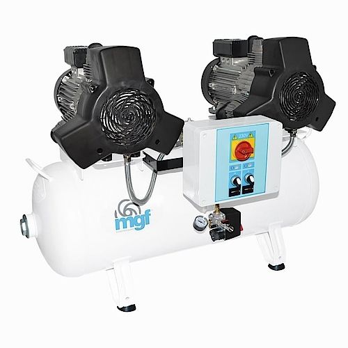 医用压缩机 - 100/30 TANDEM PRIME S - MGF Compressors - 牙科 / 6 台式 / 无油