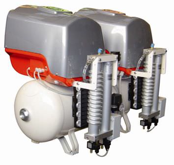 牙科压缩机 - SKY 100/30 TANDEM PRIME M - MGF Compressors - 医用 / 隔膜 / 6 台式