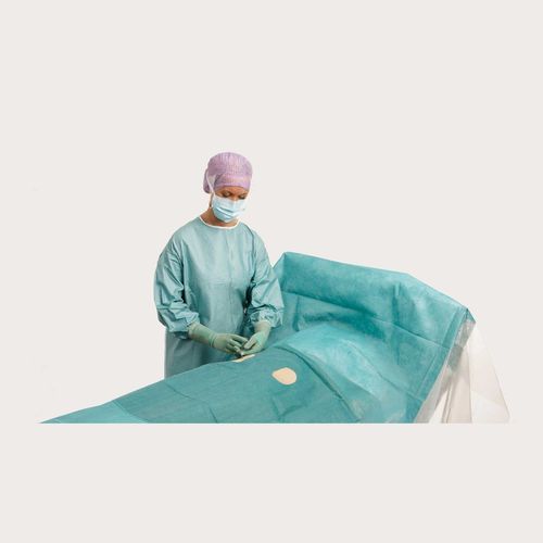 血管造影手术巾 - BARRIER® - Mölnlycke Health Care - 塑料 / 无菌