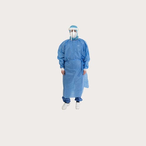男女通用外科手术服 - BARRIER® - Mölnlycke Health Care - 透气 / 蓝色 / 黄色