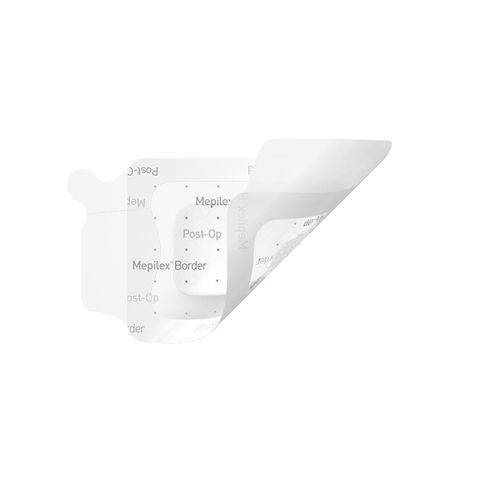 硅伤口敷布 - Mepilex® Border  - Mölnlycke Health Care - 非粘性 / 无菌 / 防水