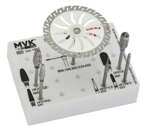 牙科实验室铣刀 - Gips-Set - MVK-line