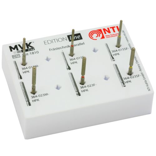 牙科实验室铣刀 - Parallel-Set - MVK-line - 金刚石 / 平行
