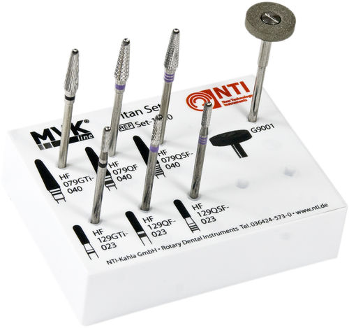 牙科实验室铣刀 - Titan-Set - MVK-line - 钛 / 切割 / 锥形