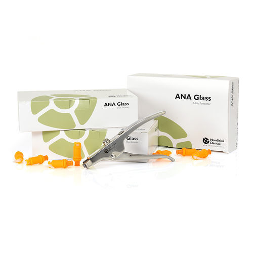 玻璃离聚物牙科材料 - ANA Glass™ - Nordiska Dental AB   - 牙齿修复 / 胶囊 / 白色