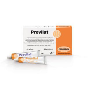 牙桥牙齿胶粘剂 - Provilat - Promedica Dental Material GmbH   - 用于牙冠 / 用于牙嵌 / 用于牙齿填补物
