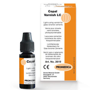 含氟涂料牙科材料 - Copal Varnish LC - Promedica Dental Material GmbH   - 根管封闭 / 液体 / 光聚合