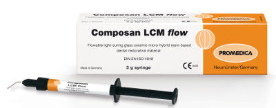 树脂材质牙科材料 - Composan LCM flow - Promedica Dental Material GmbH   - 混合动力 / 牙齿修复 / 高透明