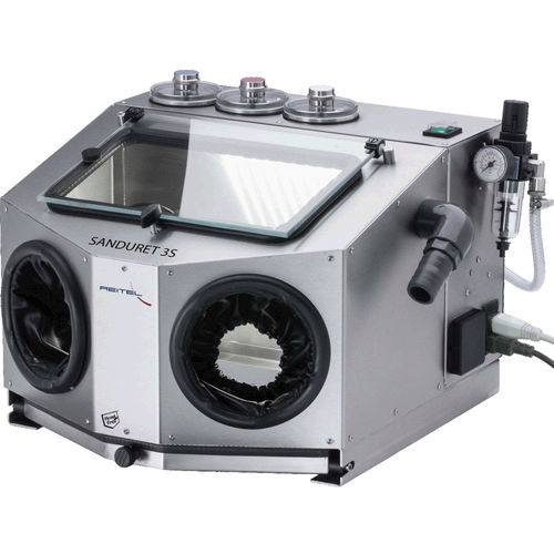 气动喷砂机 - SANDURET 3 S - REITEL Feinwerktechnik - 3 个储藏桶