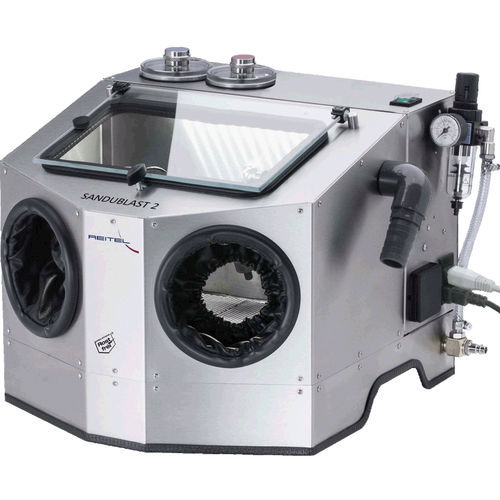气动喷砂机 - SANDUBLAST 2 - REITEL Feinwerktechnik - 2个存储罐