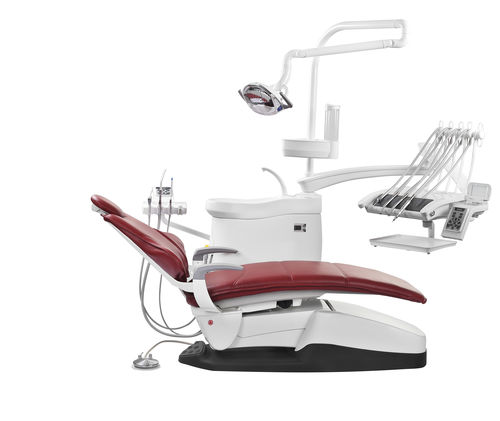 带椅子牙科治疗设备 - CARE-33  - Runyes Medical Instrument Co., Ltd. - 带器械架 / 带照明