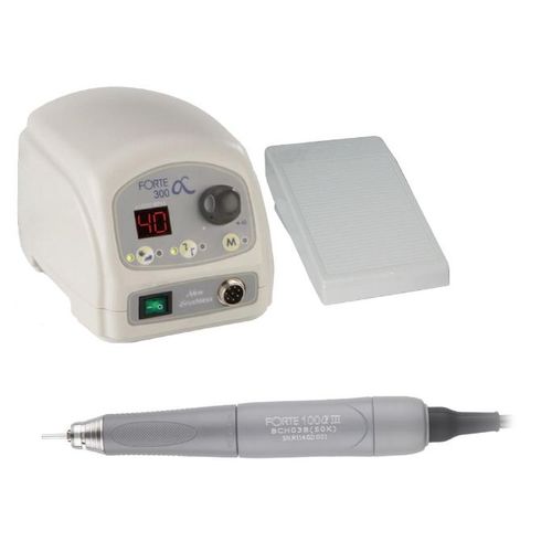牙科实验室微电机控制器 - Forte 300α - SAESHIN - 电动 / 脚踏式