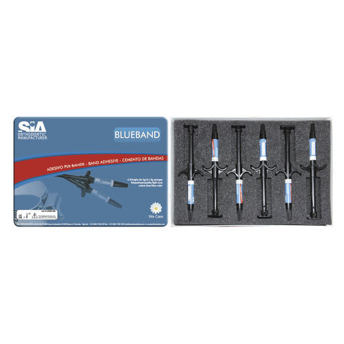正畸牙环牙齿胶粘剂 - Blue Band - SIA ORTHODONTIC MANUFACTURER - 硅基底 / 用于金属 / 光聚合