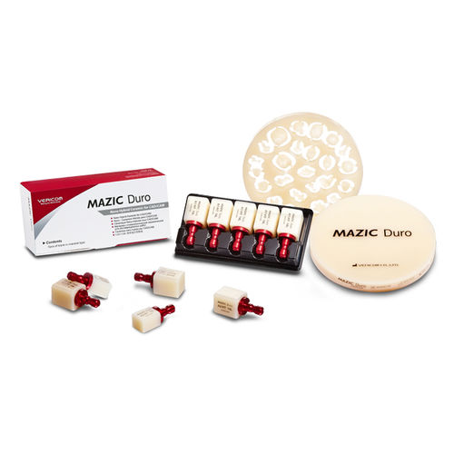 混合陶瓷牙科材料 - MAZIC Duro - VERICOM Co., Ltd.   - 用于牙嵌 / 用于牙贴面 / 用于牙齿填补物