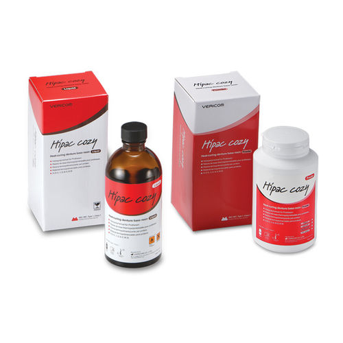 丙烯塑料牙科材料 - Hipac cozy - VERICOM Co., Ltd.   - 树脂材质 / 用于假牙制造
