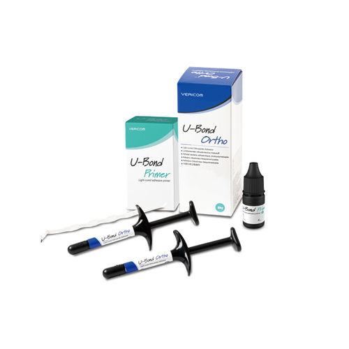 正畸托槽牙齿胶粘剂 - U-Bond Ortho - VERICOM Co., Ltd.   - 用于陶瓷 / 用于金属 / 光聚合