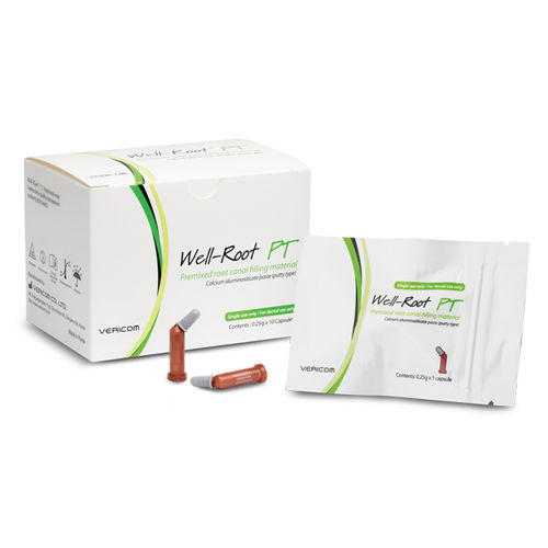 生物陶瓷牙科材料 - Well-Root PT - VERICOM Co., Ltd.   - 用于根管充填 / 不透射线 / 生物相容性