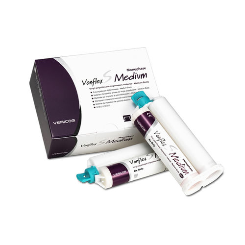 硅胶牙科材料 - Vonflex S  - VERICOM Co., Ltd.   - 用于印模托盘 / 用于牙嵌 / 用于牙齿填补物