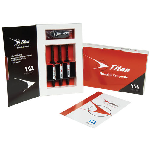 合成流体牙科材料 - Titan  - Vista Dental Products   - 牙齿修复 / 半透明 / 白色