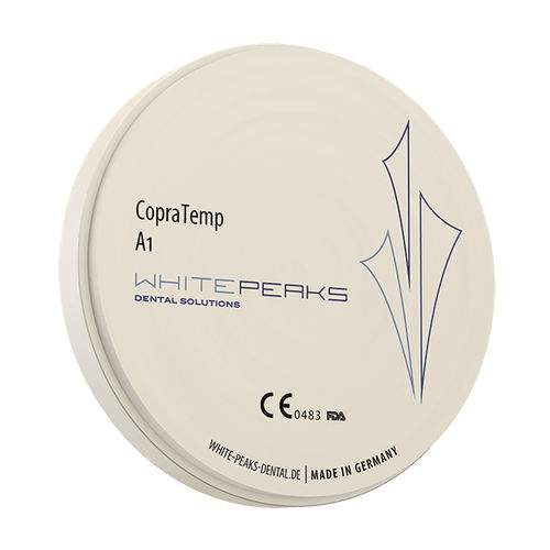 亚克力牙科材料 - CopraTemp 98 - Whitepeaks Dental Solutions GmbH - 牙齿修复 / 透明 / 彩色
