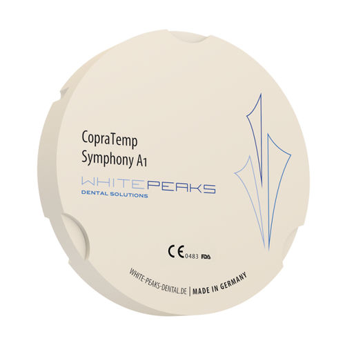 亚克力牙科材料 - CopraTemp Symphony 95 - Whitepeaks Dental Solutions GmbH - 牙齿修复 / 用于牙冠 / 用于牙桥
