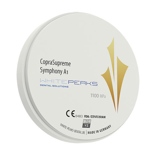 氧化锆牙科材料 - CopraSupreme Symphony 98 - Whitepeaks Dental Solutions GmbH - 牙齿修复 / 后牙 / 后牙
