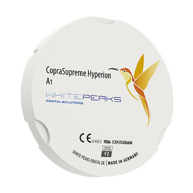 氧化锆牙科材料 - CopraSupreme Hyperion 95 ZZ - Whitepeaks Dental Solutions GmbH - 牙齿修复 / 高透明 / 不透明