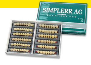 丙烯塑料假牙 - SIMPLERR AC - YAMAHACHI DENTAL MFG., CO.   - 后牙