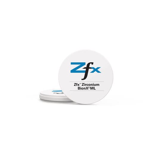 锆牙科材料 - BionX ML - Zfx GmbH - 用于牙桥 / 用于牙冠 / 用于牙嵌