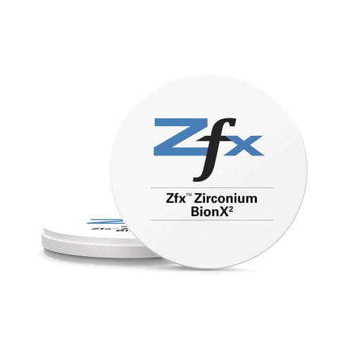 锆牙科材料 - BionX² - Zfx GmbH - 用于牙桥 / 用于牙冠 / 用于牙嵌