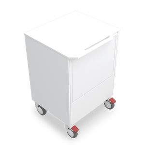 手术推车 - ALRTEM2T - Zilfor - 通用 / 1 屉式 / 带门