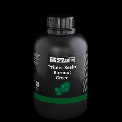 蜡牙科材料 - Burnout Green - Zirkonzahn - 树脂材质 / 用于牙桥 / 用于牙冠